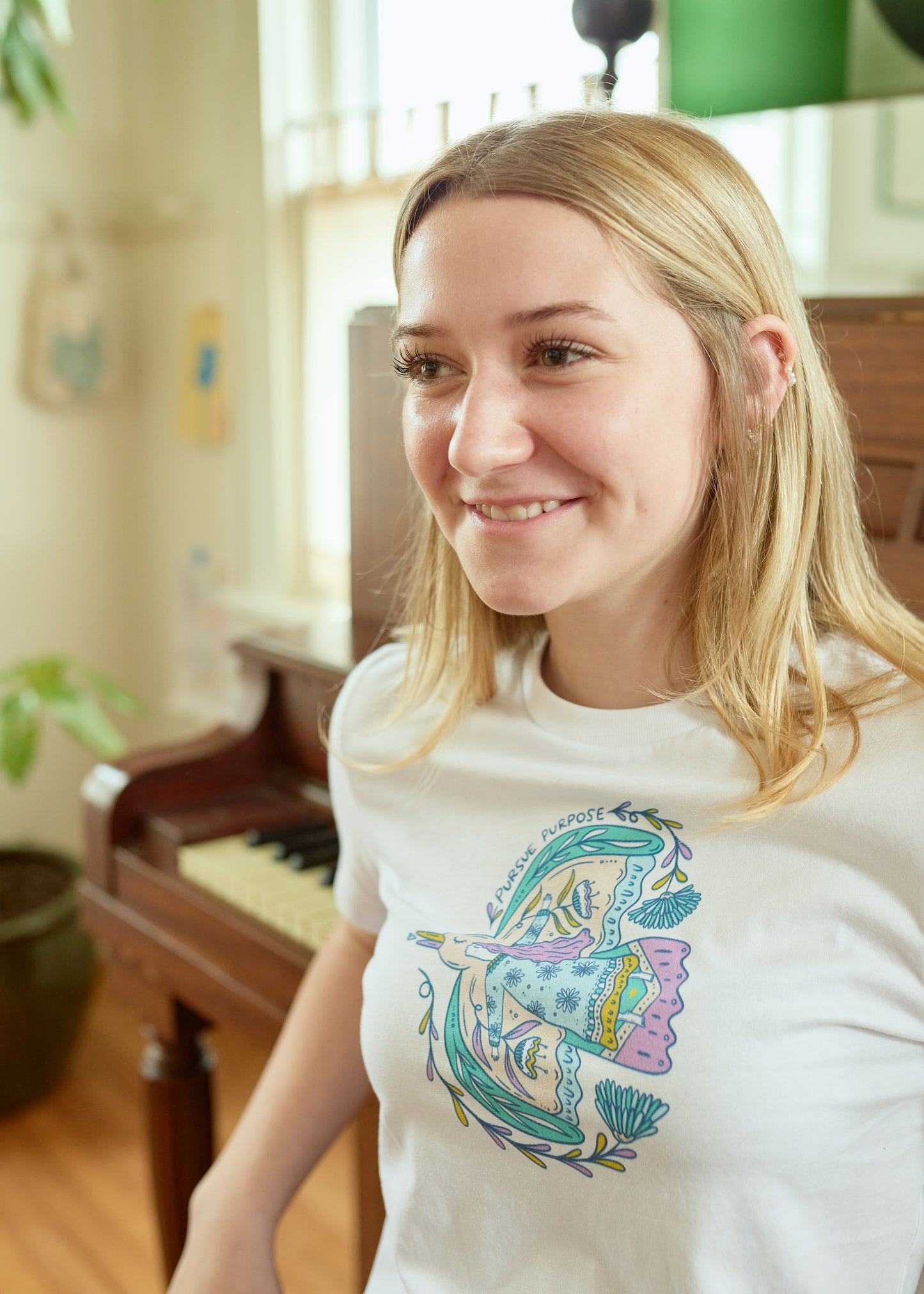 'Free as the Wind' Unisex Organic Cotton T-Shirt