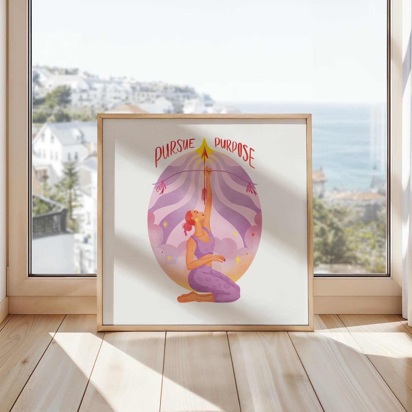 'Aiming for Purpose' Print